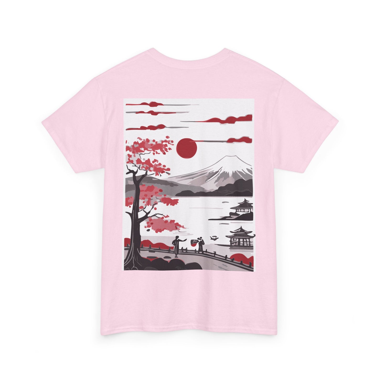 "Konnichiwa" with Japanese Landscape 2