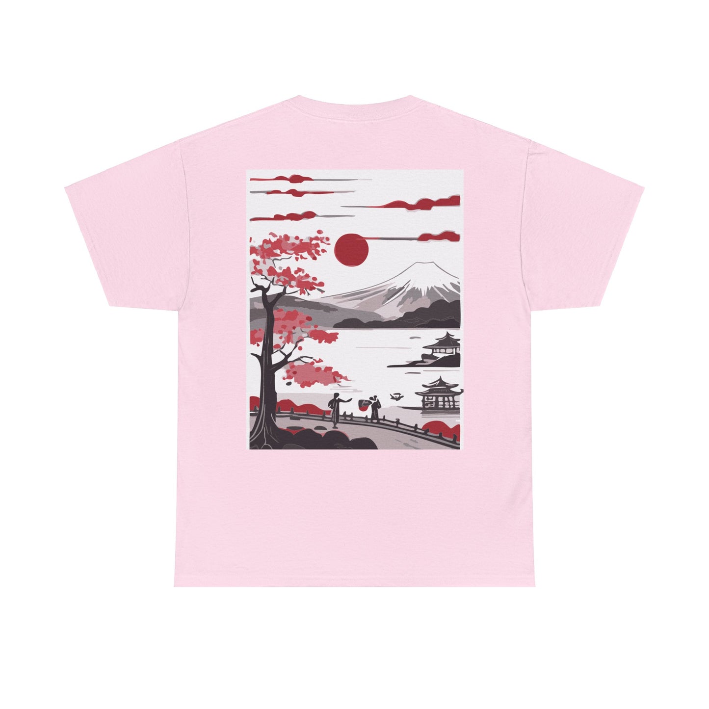 "Konnichiwa" with Japanese Landscape 2