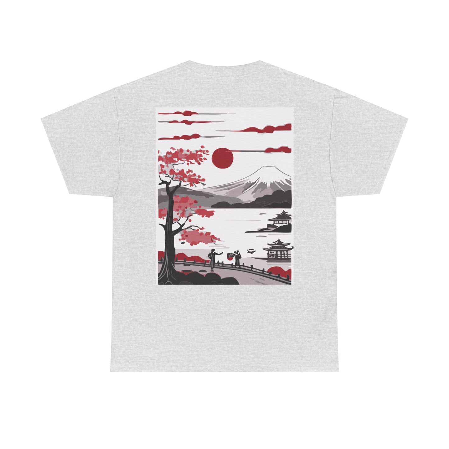 "Konnichiwa" with Japanese Landscape 2