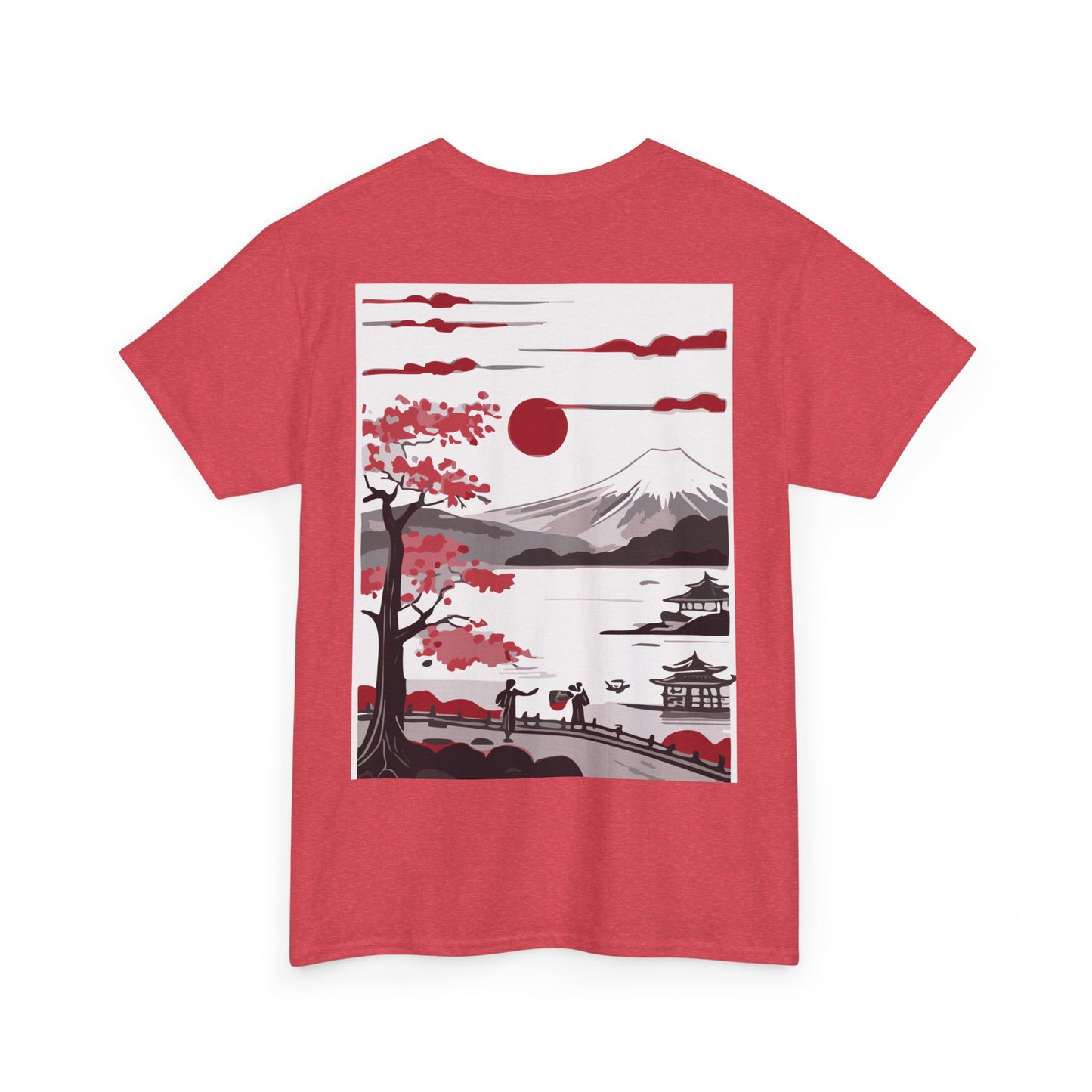 "Konnichiwa" with Japanese Landscape 2