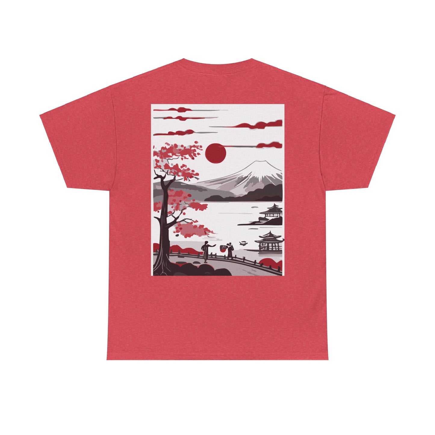 "Konnichiwa" with Japanese Landscape 2